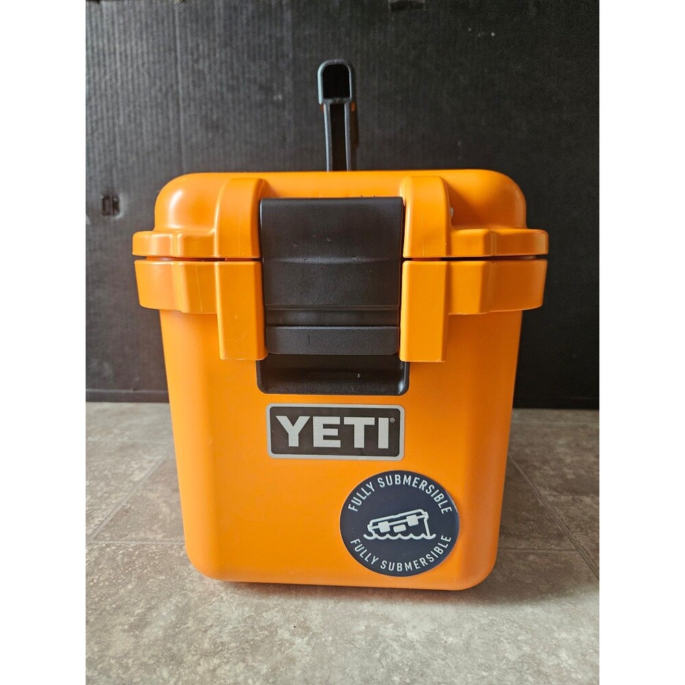 YETI Loadout Gobox 15 Gear Case with Tray King Crab Orange